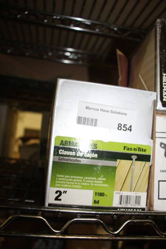 lot 854 image: Fas-N-Tite 5 lbs - 2 inch  Galvanized Nails