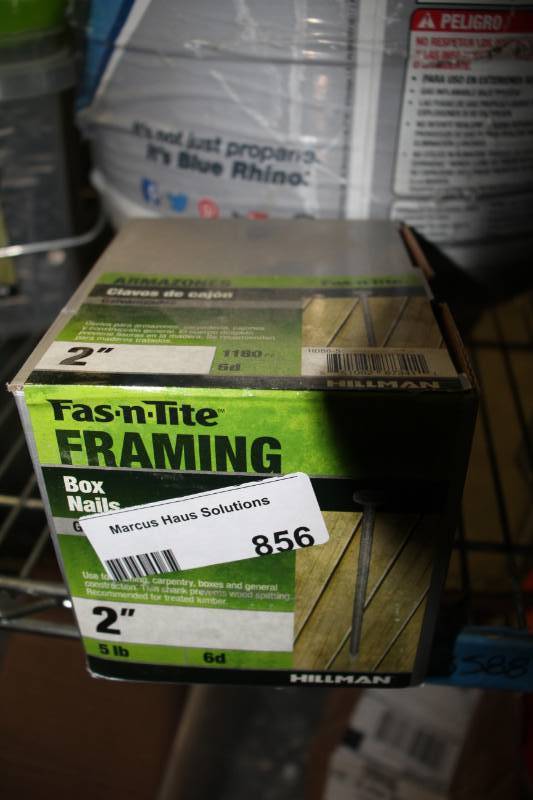 lot 856 image: 5 lbs of 2 inch 6d Framing Nails