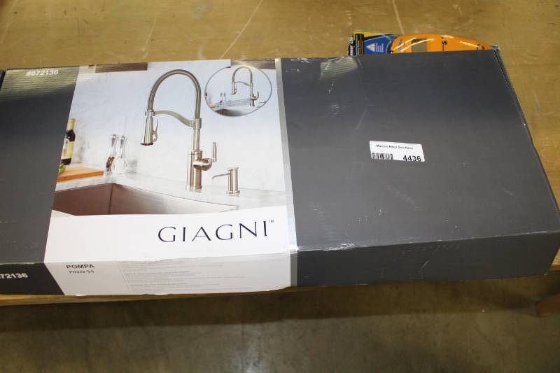 Giagni Pompa Stainless Steel 1 Handle Deck Mount Pre Rinse