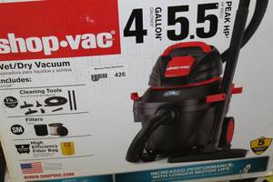 lot 4284 image: Shop- Vac 4 Gallon