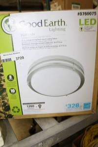 lot 3720 image: Good Earth LED Ceiling Light