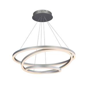 lot 2197 image: VONN Tania Trio 3 Light 32 Wide LED Ring Chandelier