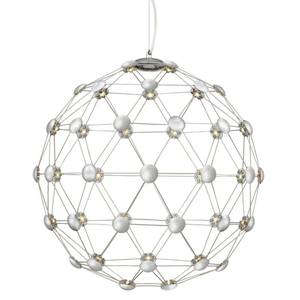 lot 2203 image: Quoizel Zodiac 20-12 Wide Integrated LED Globe Chandelier