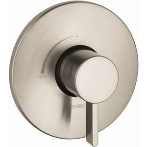 lot 2207 image: Hansgrohe S Pressure Balanced Valve Trim - Less Valve (Finish Brushed Nickel)