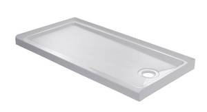 lot 2212 image: Foremost 60 x 32 Rectangular Shower Base with Single Threshold and Right Drain