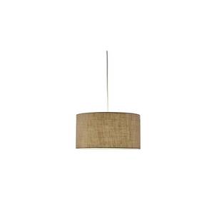 lot 2221 image: Adesso Harvest Single Light 15 Wide Pendant (Finish Burlap)