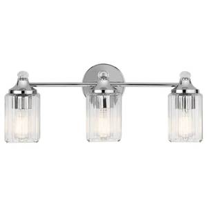 lot 2234 image: Kichler Riviera 3 Light 22-12 Wide Bathroom Vanity Light