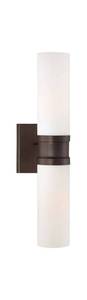 lot 2240 image: Minka Lavery 2 Light Double Sconce Wall Sconce from the Compositions Collection