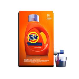 lot 15044 image: Tide Original Eco-Box Liquid Laundry Detergent Eco-Box - 105 fl oz, White