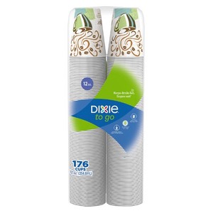 lot 15049 image: Dixie To Go Insulated Paper Cups, 12 oz. (176 ct.)