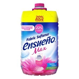 lot 15072 image: Ensue�o Spring Fresh Fabric Softener (304.3 oz, 225 loads)