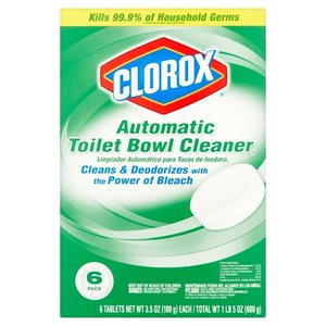lot 15079 image: Clorox Automatic Toilet Bowl Cleaner, 6 Pack