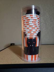 lot 17343 image: Meri Meri Party Cup With Bat Sleeve 12 Cups
