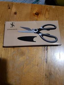 lot 17438 image: Jsdesign Heavy Duty Premium Kitchen Scissors And Multipurpose Shears With Luxury