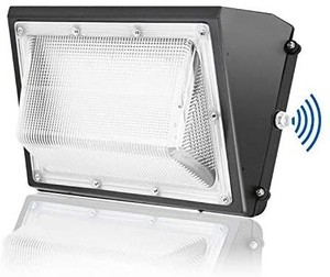 lot 17451 image: 100W LED Wall Pack with Dusk-to-Dawn Photocell - 12800LM, 5000K Daylight, JESLED Outdoor Waterproof Security Light Fixture, 400 Watt HPSMH Replacement, Industrial Residential, Commercial Lighting