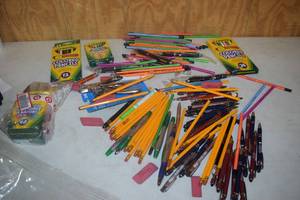 lot 435 image: Pens, Pencils, Crayons and Colored Pencils
