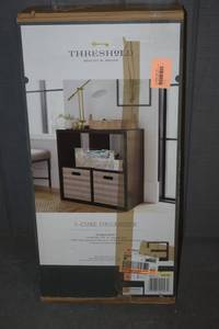lot 32 image: Threshold 4 Cube Organizer Avington Finish