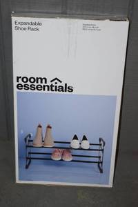 lot 40 image: Room Essentials Expandable Shoe Rack