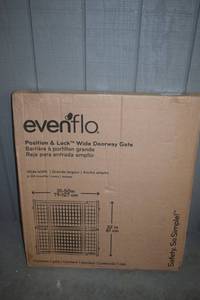 lot 50 image: Evenflo Position and Lock Wide Doorway Gate