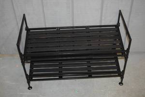 lot 63 image: 2 Tier Shelf Metal