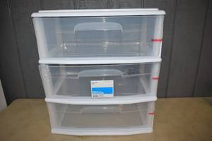 lot 83 image: Room Essentials 3 Drawer Cart