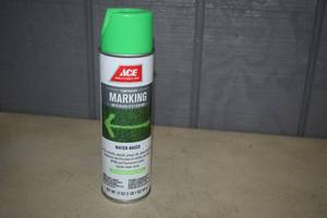 lot 131 image: 6 Cans Marking Paint Green