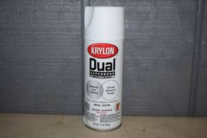 lot 143 image: 6 Cans Krylon Dual Superbond Paint  Primer Spray Paint White Satin