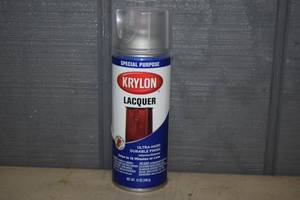 lot 142 image: 6 Cans Krylon Lacquer Spray Paint Clear