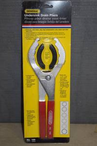 lot 156 image: General Undersink Drain Pliers No. 189