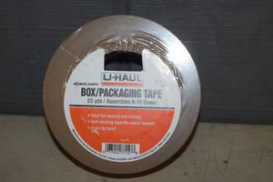 lot 174 image: 12 Rolls U-Haul Box Packing Tape 55 yards