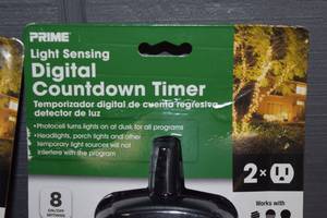 lot 193 image: 4 Prime Light Sensing Digital Countdown Timers Exterior
