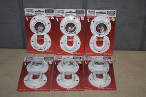 lot 241 image: 6 Closet Pro HD Closet Pole Sockets
