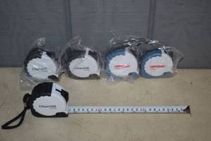 lot 246 image: 5 Tape Measures 25 Foot