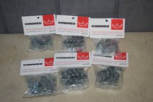 lot 252 image: 48 Kindred Topmount Stainless Steel Kitchen Sink Installation Clips