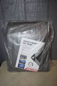 lot 259 image: Heavy Duty PE Poly Tarp 9.5 x 14