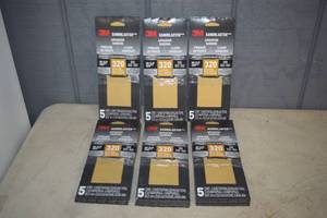 lot 251 image: 30 Packages 3M Sandblaster Sheets 5 Sheets per Package 150 Sheets Total