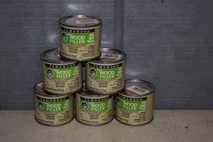 lot 273 image: 6 Cans Famowood Wood Filler 6 ounces