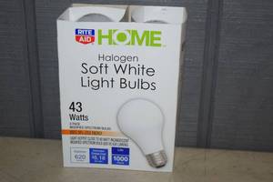 lot 290 image: 48 Halogen Bulbs 43 Watt