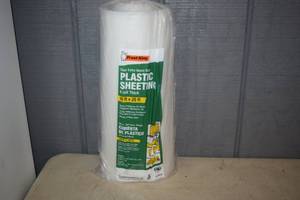 lot 308 image: Roll Plastic Sheeting 10 x 25 x 6 mil