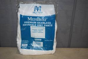 lot 396 image: 100 Pair Medi-Tech Medi Briefs Size 2XL