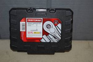 lot 429 image: Craftsman 10 Piece Socket Wrench Set 34553