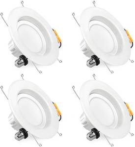lot 2947 image: Shine Hai 6 Inch 13 W Recessed Down Light LED Dimmable Retrofit Kit, 4000K
