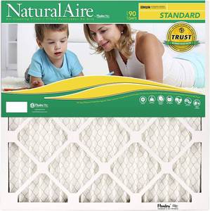 lot 2966 image: AAF Flanders NaturalAire Standard Air Filter, 21.5 x 24 x 1 - 12 Pack
