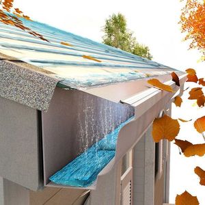lot 2981 image: EasyOn 5 Stainless Steel Micro-Mesh Gutter Guard Stainless Steel Micro-Mesh DIY Kit
