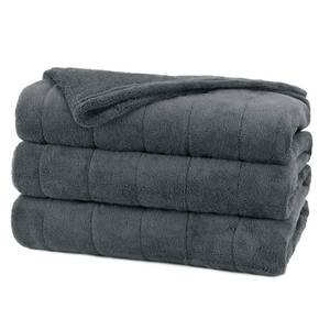 lot 3001 image: Sunbeam BSM9KKS-R825-16A00 Channeled Microplush Heated Blanket, King