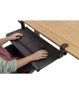 lot 3015 image: Stand Up Desk Store SUD-KBTRAY-S Clamp-On Adjustable Keyboard Tray