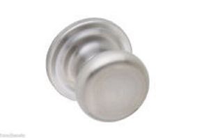 lot 3094 image: Copper Creek HK4090 Heritage Style Single Dummy Door Knob, Satin Stainless Steel - 4 pieces