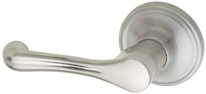 lot 3103 image: Copper Creek BL2290SS Braxton Dummy Door Lever, Satin Stainless Steel - 4 Pieces