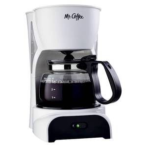 lot 3140 image: Mr. Coffee 4 Cup Coffee Maker - White