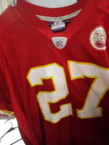 lot 2385 image: Kansas City Chiefs Larry Johnson #27 Jersey